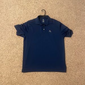 Large navy blue Rhoback polo, used good condition